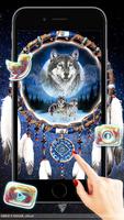 3D Dream Catcher Star Wolf Live Wallpaper Theme capture d'écran 1