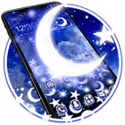 Blue Moon Lightning Star Gravity Theme icône