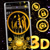 3D God Allah Launcher Theme🕌🌸 icône