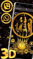 3D God Allah Launcher Theme🕌🌸 Affiche