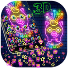 Neon Pig Gravity Theme🐷 icon