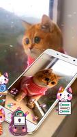 3D Cute Cat Live Launcher Theme🐱 capture d'écran 2