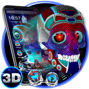 3D Tech Evil Skull Launcher Theme 💀 APK