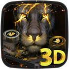 3D Golden Lion Parallax Theme🦁 Zeichen