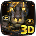 3D Golden Lion Parallax Theme🦁