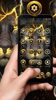 3D Golden Lion Parallax Theme🦁 Screenshot 1