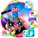 3D Cute Owl Launcher Theme 🦉 APK
