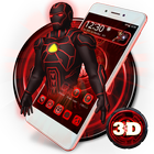 3D Red Iron Superhero Theme🤖 Zeichen