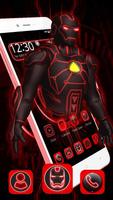 3D Red Iron Superhero Theme🤖 포스터