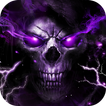 3D Flaming Skull Theme Launcher