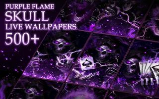 برنامه‌نما 3D Flaming Skull Theme Launcher عکس از صفحه