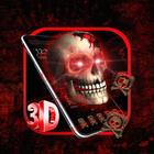 3D Red Evil Skull Theme💀 icon