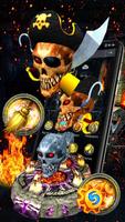 3D Pirate Devil Skull Launcher Theme screenshot 2