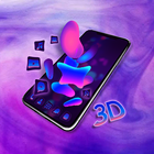 Thème des formes liquides 3D icône