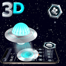 3D Galaxy UFO Launcher Theme 🛸 APK