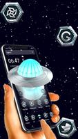 3D Galaxy UFO Launcher Theme screenshot 2