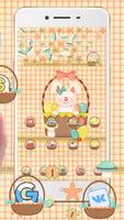 Cute Cartoon Bunny Theme 🐰 screenshot 2