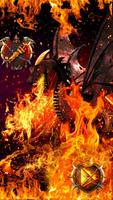 3D Fire Dragon Legend Launcher Theme Plakat
