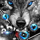 3D Iceberg Wolf Live Wallpaper Theme APK