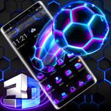 Neon Football 3D Launcher Theme ⚽ icon