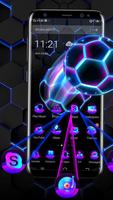 Neon Football 3D Launcher Theme ⚽ poster
