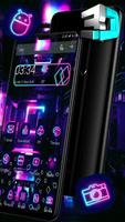 Neon Light Dark Launcher Theme 💖 screenshot 2