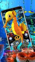3D Sea Horse Theme🌸 screenshot 1