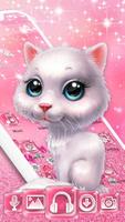 Adorable Cat Gravity Theme captura de pantalla 1