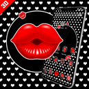 Red Sexy Lips Gravity Theme APK