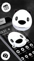 Cute Panda 3D Launcher Theme screenshot 1