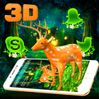 3D Deer Nature Launcher Theme 🦌 icon