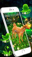 3D Deer Nature Launcher Theme 🦌 poster