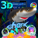 3D Shark Ocean Launcher Theme 🦈 APK