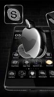 3D Crystal Apple Launcher Theme poster