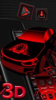 3D Speed Racing Car Theme poster