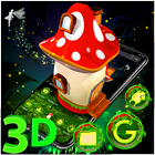 Tema del lanzador de setas 3D icono