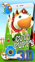 3D Cute Puppy Launcher Theme poster