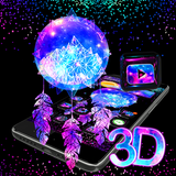 3D Dream Catcher Purple Launcher Theme 🎡 icon