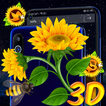 3D Sunflower Gorgeous Launcher Theme 🌻