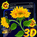 3D Sunflower Gorgeous Launcher Theme 🌻 APK