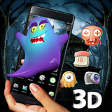 3D Ghost Launcher Theme icône