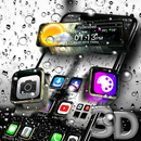 3D Glass Tech Apple IOS 13 Theme 💦 APK