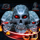 3D Dark Horror Skull Launcher Theme💀 icône