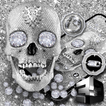 Skull Luxury Shiny Diamond 3D Gravity Theme 💎