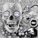 Skull Luxury Shiny Diamond 3D Gravity Theme 💎 APK