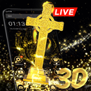 3D God Jesus Golden Cross Theme 💥 APK