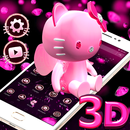 3D Cute Kitty Fairy Launcher Theme 🎀 APK