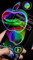 Neon Apple 3D Theme 🍎 gönderen