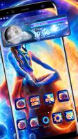 Lord Shiva 3D Glass Tech Theme poster