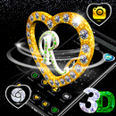 R Letter Love 3D Theme 💖 APK